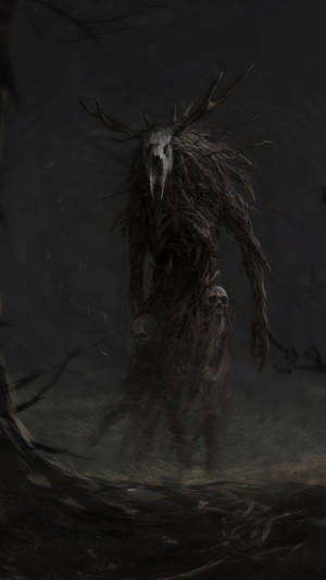 Monstruo Enmascarado Oscuro para Teléfono — Teléfono oscuro Fondos de pantalla