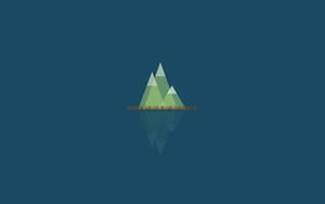 Montaña Nevada Estética Simple — Estética de nieve Fondos de pantalla