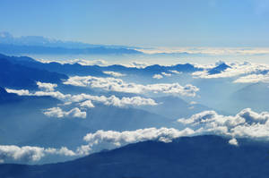 Vista previa del wallpaper cielo, nubes, montañas