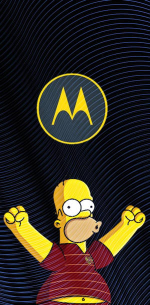 Motorola y Simpson — Motorola Fondos de pantalla