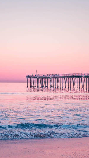 Muelle Estético Rosa Dorado