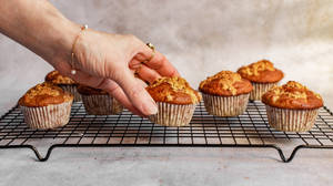 Fondo de pantalla Muffins Tostados de Albaricoque — Pro Display XDR Fondos de pantalla