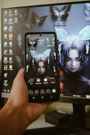 Teléfono Anime de Mariposas — Anime para celular Fondos de pantalla