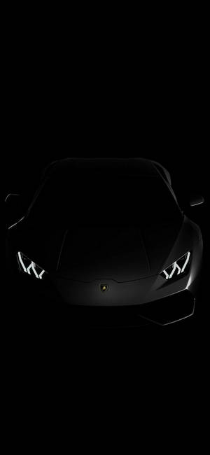 Imagen de un Auto Mustang Negro Apple iPhone — Samsung S23 Ultra Fondos de pantalla