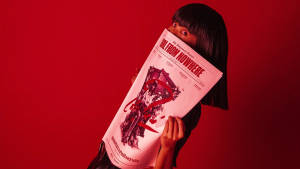 Nanno Chica De Ninguna Parte Periódico — Fondo rojo aesthetic Fondos de pantalla