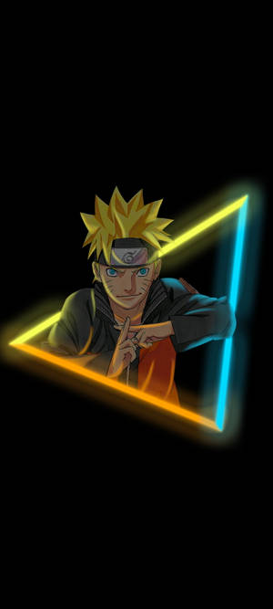 Naruto Estética Neón iPhone — iPhone 15 Pro Fondos de pantalla