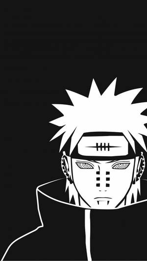 Naruto Negro Akatsuki Yahiko — Naruto iPhone GIF Fondos de pantalla