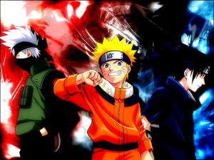 Naruto PC con Kakashi y Sasuke