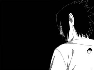 Naruto Shippuden Sasuke Uchiha en blanco y negro PFP — Naruto shippuden GIF Fondos de pantalla