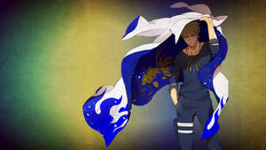 Capa Azul de Hokage Naruto Uzumaki — Naruto uzumaki Fondos de pantalla
