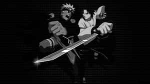 Naruto en Blanco y Negro — Naruto Fondos de pantalla
