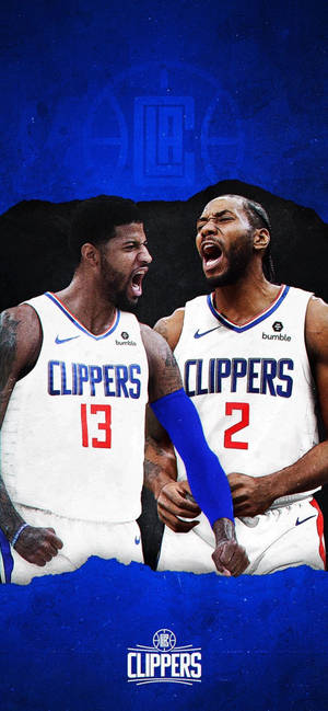 Fondo de pantalla de NBA Kawhi Leonard Y Paul George.