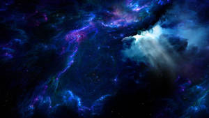 Nebulosa Estética Azul Oscuro HD — Azul oscuro estético Fondos de pantalla