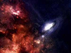 Fondo de pantalla Nebulosa Roja Galaxia Universo