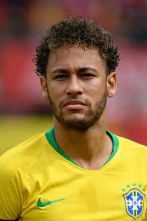 Neymar Jr en acción durante un partido — Neymar Fondos de pantalla