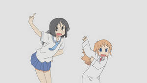 Nichijou Nano y Hakase Bailando — Baile anime Fondos de pantalla