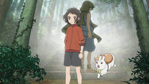 Fondo de pantalla de niño de Kamiari anime