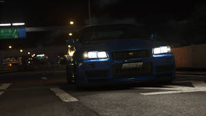 Fondo de pantalla HD de Assetto Corsa Skyline R34 Nismo para videojuego | Imagen de fondo