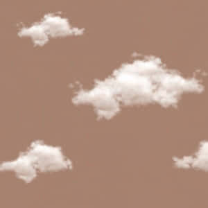 Nubes blancas — Estética café Fondos de pantalla