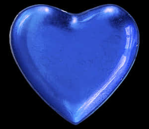 Objeto en forma de corazón de vidrio azul — Corazón lindo Fondos de pantalla