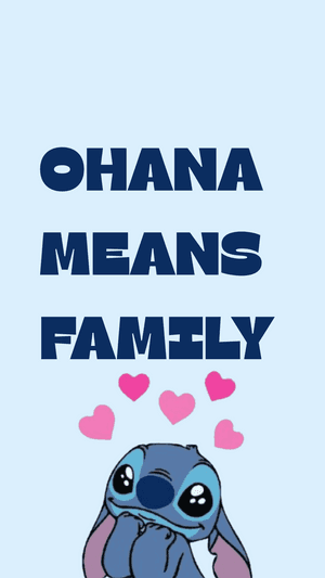 Fondo estético de Stitch, estético, azul bebé, fondo azul bebé, azul oscuro, estético lindo, amor, familia