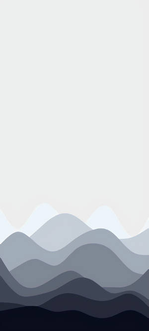 Fondo de pantalla ola de arte minimalista — iPhone 16e Fondos de pantalla