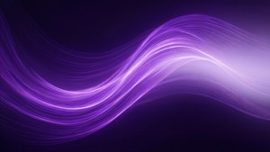 Una ola abstracta y fluida en tonos de púrpura, perfecta para un fondo de pantalla moderno. — Morado Fondos de pantalla
