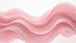Fluidas olas en rosa claro que crean una estética abstracta moderna. — Rosa claro estético Fondos de pantalla
