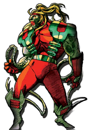 Omega Red, el poderoso villano mutante, en acción — Xiaomi 18 Fold Fondos de pantalla