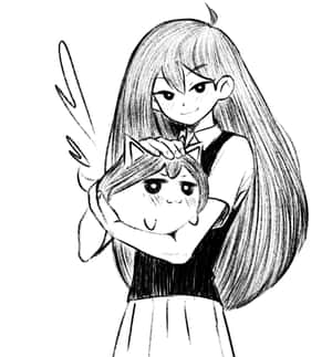 Omori Pfp Aubrey Con Gato — Oppo Find N5 Fondos de pantalla