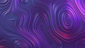 Fondo de pantalla abstracto de ondas ovaladas estética violeta — Studio Display Fondos de pantalla