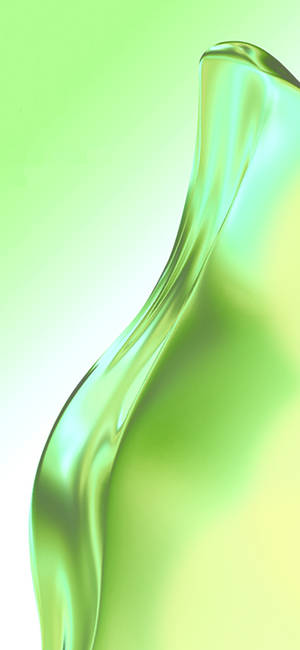 Ondas Verdes Abstractas Oppo A5s — iPhone 11 Fondos de pantalla