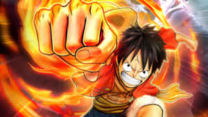 One Piece - Un personaje con el puño en alto — Luffy Fondos de pantalla