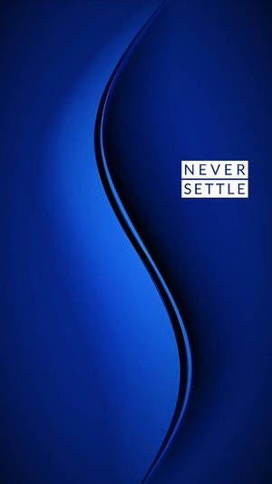 Fondo de pantalla Oneplus Blue Curve