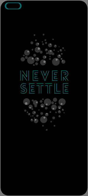 OnePlus Nord Never Settle Burbujas — iPhone 16 Pro Max Fondos de pantalla