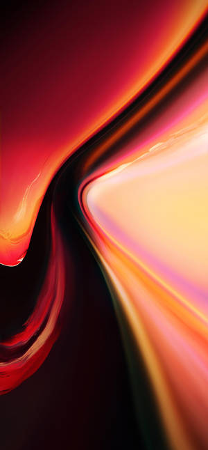 Fondo de pantalla Oneplus Olas Naranjas — iPhone 18 Pro Fondos de pantalla