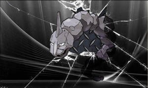 Onix Negro Fuerte y Genial de Pokémon