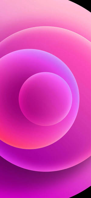 Fondo de pantalla de orbes rosas iPhone 12 — iPhone 12 Fondos de pantalla