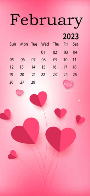 Calendario de febrero — Oppo Find X Fondos de pantalla