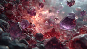cristales,abstracto,fantasía,geología,brillante,volcánico,terreno,mágico,formación,mineral,irreal,ciencia ficción,estructura,textura,gema — 2560x1440 Fondos de pantalla