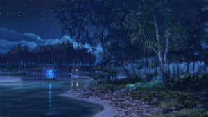 Paisaje de Fantasía Anime Encantador — Anime hermoso Fondos de pantalla