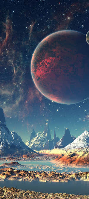 Paisaje Extraterrestre_ Obra de Arte