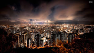 Fondo de pantalla Paisaje urbano al atardecer — 2560x1440 Fondos de pantalla