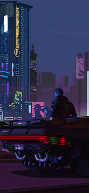 Fondo Ciberpunk — Infinix GT Fondos de pantalla