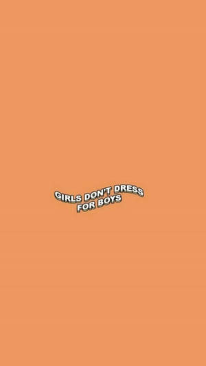 Fondo de pantalla estético con palabras en naranja pastel — Naranja aesthetic GIF Fondos de pantalla