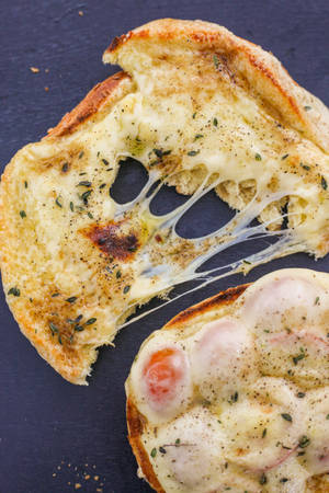 Fondo de pantalla de pan de ajo con queso — 2:3 Fondos de pantalla