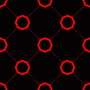 Fondo de pantalla de panal de círculos rojos — Ahorro de Batería Fondos de pantalla