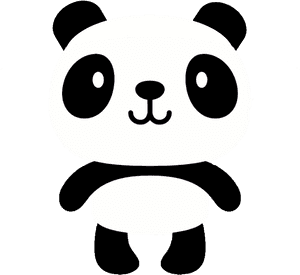 Panda Lindo de Dibujos Animados — Panda Fondos de pantalla