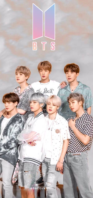 Pantalla de Bloqueo BTS con Logo — Galaxy S25 Ultra Fondos de pantalla