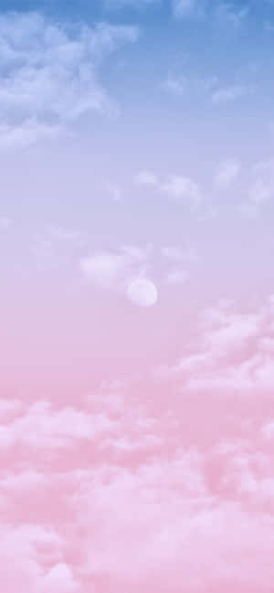 Pantalla de inicio estética cielo rosa y azul — Motorola Edge 70 Fusion Fondos de pantalla